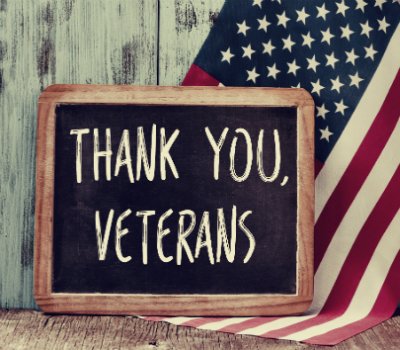 Thank You Veterans Sign